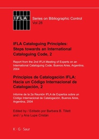 Abbildung von: IFLA Cataloguing Principles: Steps towards an International Cataloguing Code, 2 - De Gruyter Saur