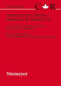 Abbildung von: Français du Canada - Français de France VII - De Gruyter