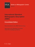 Cover: ISBD: International Standard Bibliographic Description - De Gruyter Saur