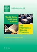 Cover: World Guide to Library, Archive and Information Science Education - De Gruyter