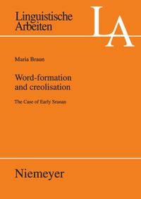 Enlarge image Cover: Word-Formation and Creolisation - De Gruyter
