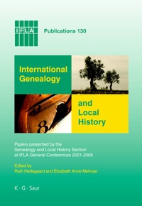 Abbildung von: International Genealogy and Local History - De Gruyter Saur