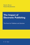 Cover: The Impact of Electronic Publishing - De Gruyter Saur