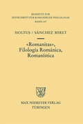 Cover: Romanitas - Filolog&iacute;a Rom&aacute;nica - Roman&iacute;stica - De Gruyter