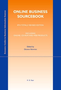 Abbildung von: Online Business Sourcebook - De Gruyter Saur