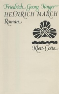 Cover: Heinrich March - Klett-Cotta