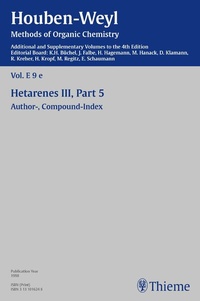 Abbildung von: Houben-Weyl Methods of Organic Chemistry Vol. E 9e, 4th Edition Supplement - Thieme