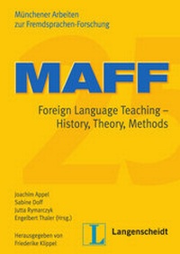 Enlarge image Cover: MAFF 25: Foreign Language Teaching - History, Theory, Methods - Klett