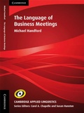 Cover: The Language of Business Meetings - Klett