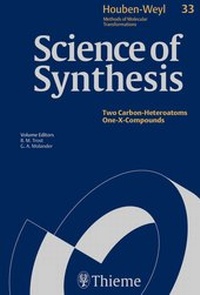 Enlarge image Cover: Science of Synthesis: Houben-Weyl Methods of Molecular Transformations Vol. 33 - Thieme