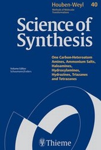 Enlarge image Cover: Science of Synthesis: Houben-Weyl Methods of Molecular Transformations Vol. 40a - Thieme