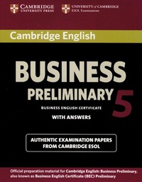 Abbildung von: Cambridge English Business Preliminary 5 - Klett