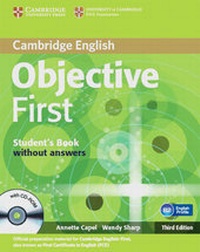 Enlarge image Cover: Objective First Certificate - Third Edition / Student's Book without answers with CD-ROM - Klett