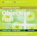 Cover: Objective First Certificate - Third Edition / 2 Class Audio CDs - Klett