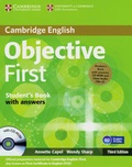Cover: Objective First Certificate - Third Edition / Self-study Pack (Student's Book with answers with CD-ROM and Class Audio CDs) - Klett