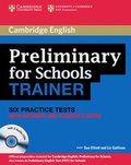 Cover: Cambridge Preliminary English Test for Schools Trainer - Klett