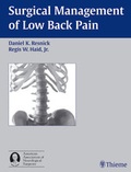 Cover: Surgical Management of Low Back Pain - Thieme