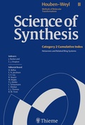 Cover: Science of Synthesis (SOS). Houben-Weyl Methods of Molecular Transformations&reg; / Category 2: Hetarenes and Related Ring Systems (Volumes 9-17) / Category 2: Cumulative Index II - Thieme
