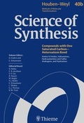 Cover: Science of Synthesis: Houben-Weyl Methods of Molecular Transformations Vol. 40b - Thieme