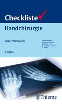 Enlarge image Cover: Checkliste Handchirurgie - Thieme
