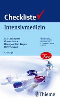 Abbildung von: Checkliste Intensivmedizin - Thieme