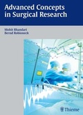 Cover: Advanced Concepts in Surgical Research - Thieme