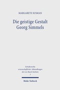 Cover: Die geistige Gestalt Georg Simmels - Mohr Siebeck