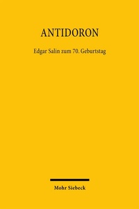 Enlarge image Cover: ANTIDORON - Mohr Siebeck