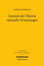 Cover: Grenzen der Theorie rationaler Erwartungen - Mohr Siebeck