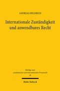 Abbildung von: Internationale Zuständigkeit und anwendbares Recht - Mohr Siebeck