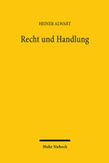 Cover: Recht und Handlung - Mohr Siebeck