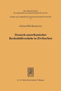Abbildung von: Deutsch-amerikanischer Rechtshilfeverkehr in Zivilsachen - Mohr Siebeck