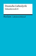 Cover: Lekt&uuml;reschl&uuml;ssel. Deutsche Liebeslyrik - Reclam