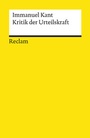 Bild: Kritik der Urteilskraft - Reclam