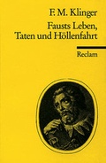 Cover: Fausts Leben, Taten und H&ouml;llenfahrt - Reclam