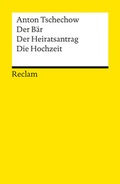 Cover: Der B&auml;r. Der Heiratsantrag. Die Hochzeit - Reclam