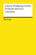 Cover: Wilhelm Meisters Lehrjahre - Reclam
