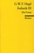 Cover: Vorlesungen &uuml;ber die &Auml;sthetik - Reclam