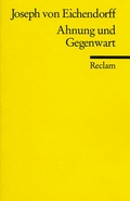 Cover: Ahnung und Gegenwart - Reclam