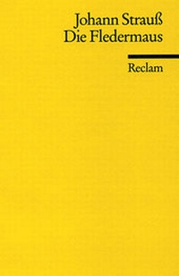 Enlarge image Cover: Die Fledermaus - Reclam