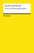 Cover: Recht und Moral - Reclam