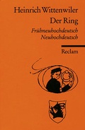 Cover: Der Ring. Fr&uuml;hneuhochdeutsch/Neuhochdeutsch - Reclam