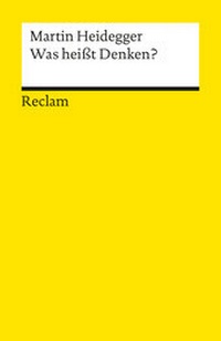 Enlarge image Cover: Was heisst Denken? - Reclam