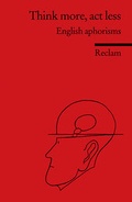 Bild: Think more, act less - Reclam