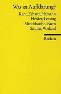 Bild vergrößern Bild: Was ist Aufklärung? - Reclam