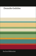 Cover: Deutsche Gedichte - Reclam