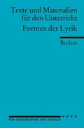 Cover: Formen der Lyrik - Reclam