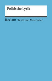 Abbildung von: Politische Lyrik - Reclam