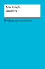 Cover: Lektüreschlüssel zu Max Frisch: Andorra - Reclam