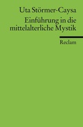 Cover: Einf&uuml;hrung in die mittelalterliche Mystik - Reclam